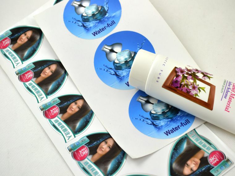 洗發水不干膠標簽